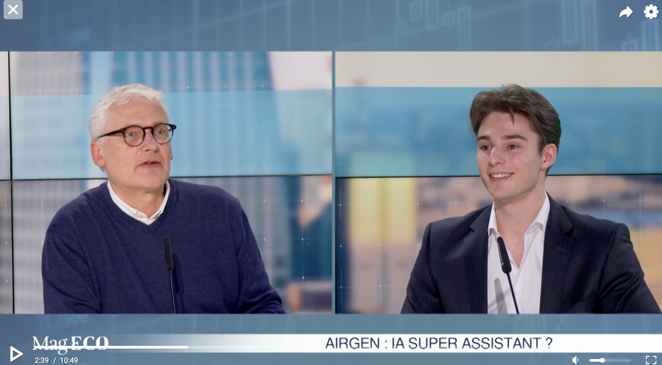 Mag Eco: la startup de la semaine, AirGen, avec Pierre-François Lovens